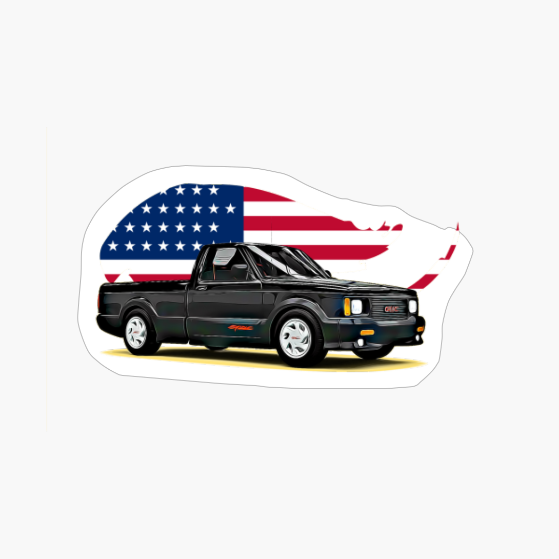 GMC Syclone USA Print