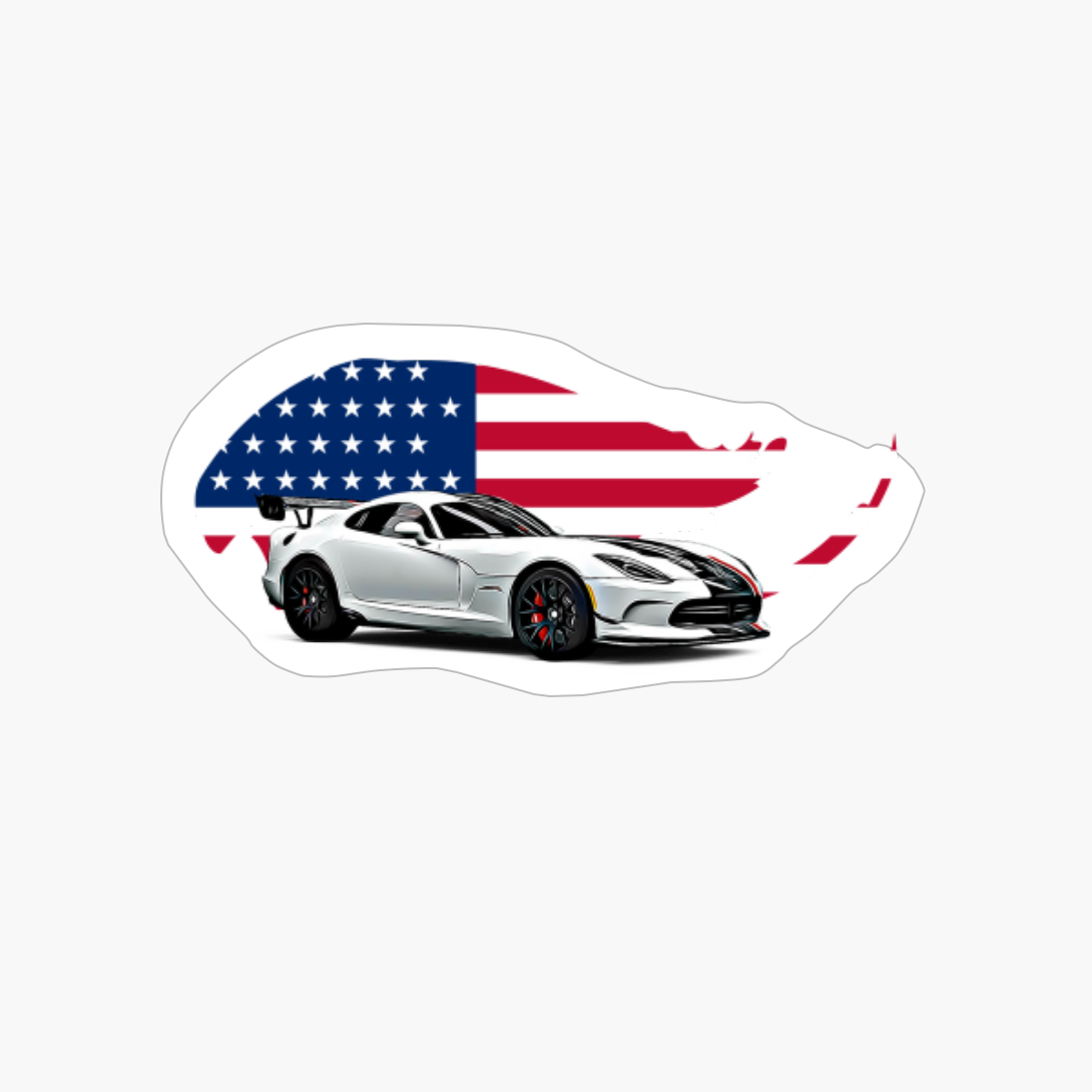 Viper ACR White USA Print
