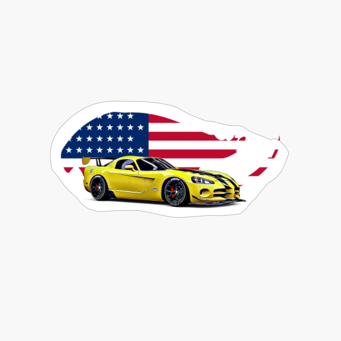 Viper ACR Yellow USA Print