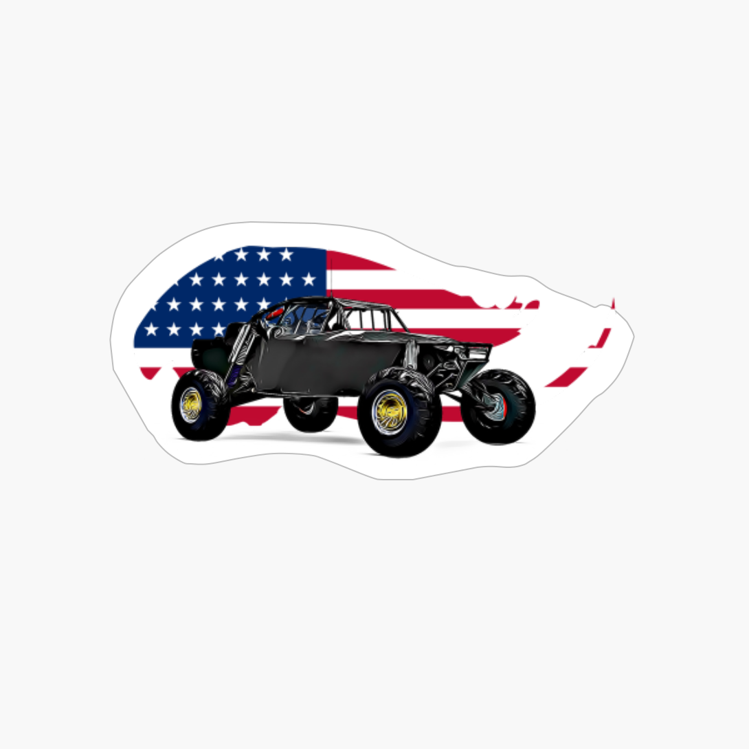 Baja Buggy USA Print