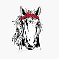 Horseback Riding Cute Horse Bandana Gift For Horse Lovers
