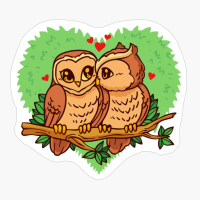 Cute Owl Couple