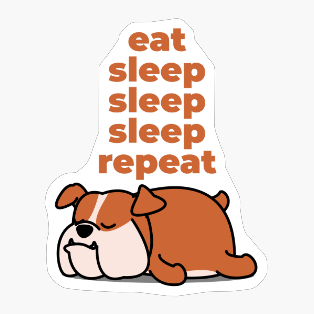 Eat, Sleep, Sleep, Sleep, Repeat - The Perfect Gift For A Lazy Animal Lover